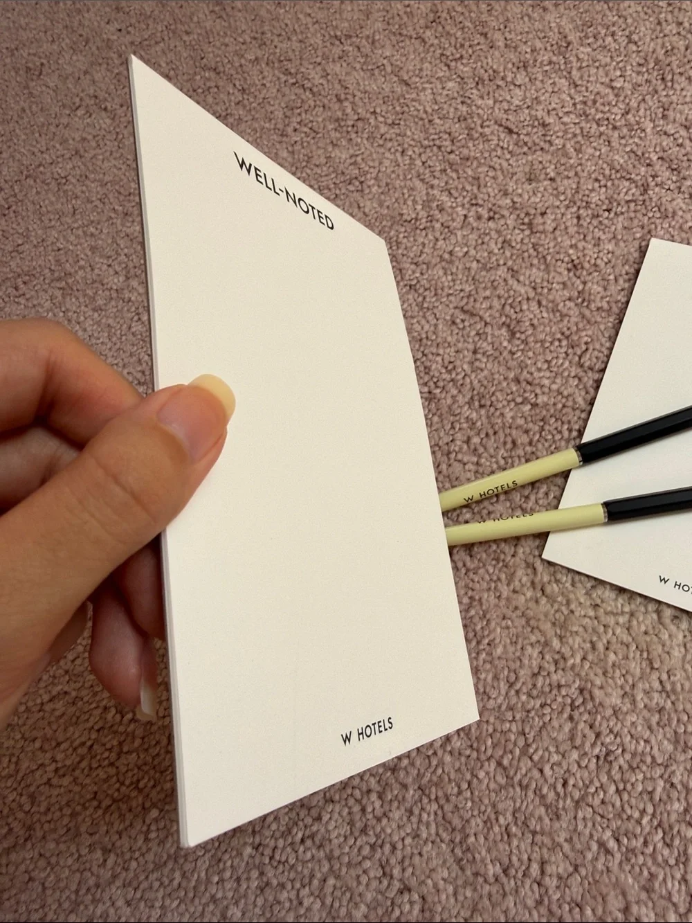 Well-Noted Cream & Black Pen Set with Notepads